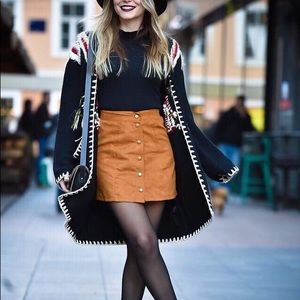 H&M Faux Suede Skirt